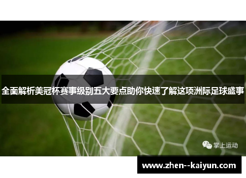 全面解析美冠杯赛事级别五大要点助你快速了解这项洲际足球盛事